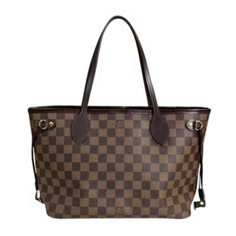 Louis Vuitton Neverfull Damier Tote Bag Canvas Brown